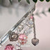 Aesthetic Y2K Pink Phone Charm, Cute Strawberry Star Heart Cell Phone Straps for Women Phone Bag Decor