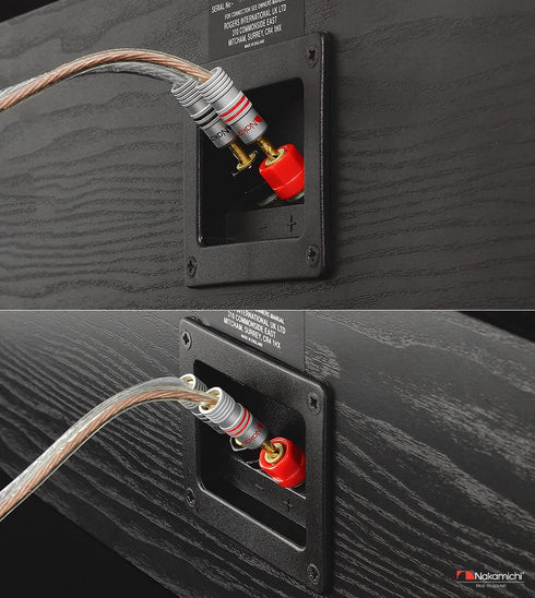 Nakamichi Excel Series 24k Gold Plated BFA Banana Plug for Speakers Amplifier Hi-Fi AV Stereo Home Theatre Audio Wire