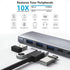 USB C HUB for iPad Pro 9-in-1 Adapter, Docking Station with 4K HDMI, USB-C PD, SD/TF Reader, for iPad Mini 6