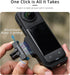 360 X4 L-Type Vertical-Horizontal Mount with Magnetic Adapter for Insta360 X4 Quick Release