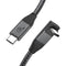 XAOSUN USB C to USB C Cable, Right Angle USB C 3.2 Gen 2 Cable 20Gbps USB Type C Data Transfer 4K Video Cable 90 Degree