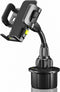 Bracketron TripGrip Universal Phone Holder for Car Cup Holder Mount, 360 Degree Rotation