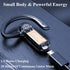 Wireless Bluetooth Headset Earpiece with Voice Control, Single Ear Earphones for Cell Phone, Computer, Laptop, Trucker