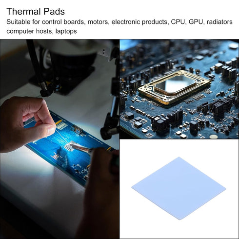 MECCANIXITY 2 Pack Thermal Pad, 3.6W/m.K Insulated Heat Resistant High Temperature Resistant Silicone Cooling Pads