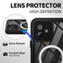 BEASTEK Waterproof Case for iPhone 12, FSN Series IP68 Magnetic Shockproof with Built-in Screen Protector, Red