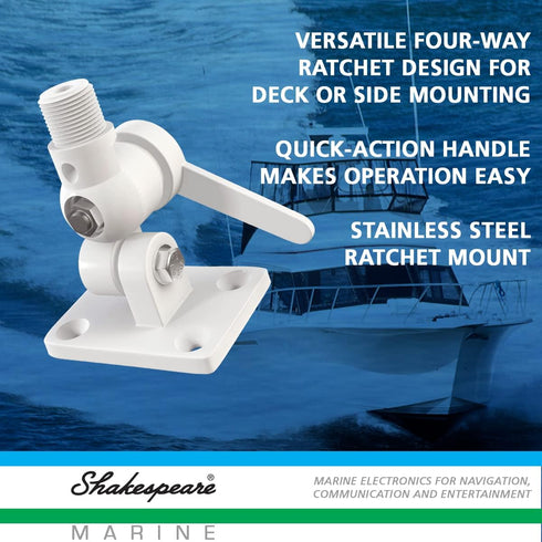 Shakespeare Nylon Ratchet Antenna Mount