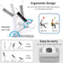 Heavy Sturdy Aluminum Writing Drawing Stand Tablet Riser for iPad, Samsung Tab, Surface Pro, with Cooling Fan