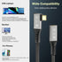 4 40Gbps, 90 8K 100W, 3/USB 4/3/Mac 2.6ft USB C Thunderbolt Extension Cable Right Angle Male to Famale Extender Cord