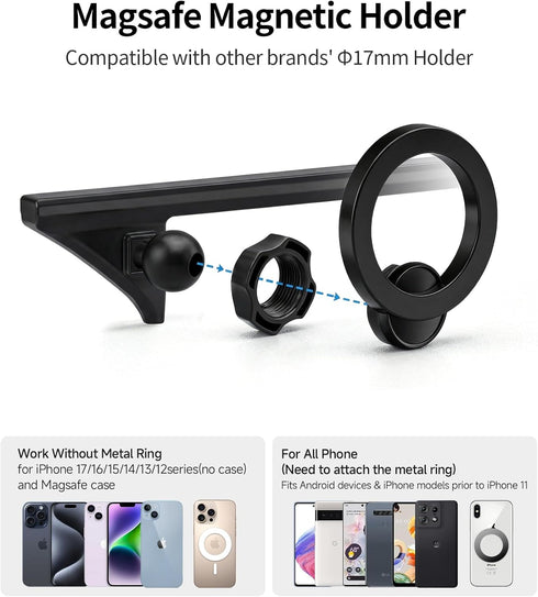 MaserWeller LC250 2024 2025 2026 8/12.3-Inch 360 Car Phone Holder for Toyota Land Cruiser Accessories Screen Fixed