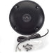Magnadyne 4 Inch Black Dual Cone Audio Speakers w/Grills and Mount Screws