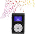 GOWENIC MP3, MP3 32GB MP3 Mini Music Player, Portable Music Player, BackClip LCD Screen Design, Memory Card Support