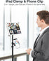 elitehood 360 7.9-11 Inch iPad Tripod Stand, Aluminum Alloy iPad Stand, Rotation Adjustable Height iPad Stand Holder