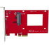 StarTech.com U.2 to PCIe Adapter - x4 PCIe for 2.5" U.2 NVMe SSD - SFF-8639
