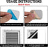 Alrhso 10 (1.5" 2" Metal Plate for Magnets, Pcs Adhesive Thin Plates Compatible with Magnetic Car Phone Holder
