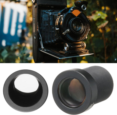uxcell 16mm CCTV Camera Lens 5MP F2.0 FPV Wide Angle for IP Camera, Black 2Pcs