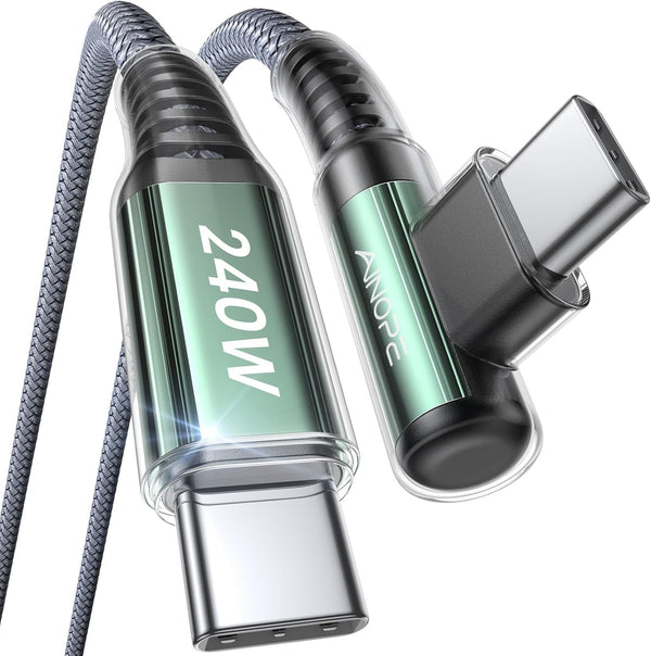 AINOPE 240W USB C to USB C Cable 3.3ft, Fast Charging Cable for MacBook, iPad Pro, Samsung S23/22/21/20