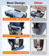 VICSEED Military-Grade Sturdy Car Phone Holder Mount, Anti-Shake Metal CD Slot & Air Vent, Fits iPhone 15 14, Samsung
