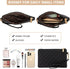 LOVEVOOK Laptop Bag for Women, 15.6 Inch Canvas Laptop Tote Bag, Large Capacity Work Bag with Clutch Purse, Computer