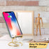 Cute Metal Gold Cell Phone Stand for Desk, Compatible with All Mobile Phones, iPhone, Switch, iPad