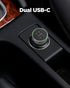 Galvanox Dual iPhone Car Charger, 2X Fast Charging Ports with 2X USB-C to Lightning Cables for iPhone 11/12/13/14 Pro