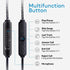 Wired Earbuds Headphones with Microphone Stereo Bass Earphones Noise Isolation in-Ear Headset Compatible with All Smartphones Tablets iPod IPad MP3 Player That with 3.5 mm Interface(Black)