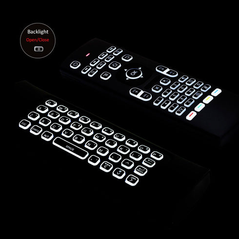 MX3 Air Remote Mouse, 2.4G Multifunctional Backlit Control, Mini Wireless Keyboard for Android TV