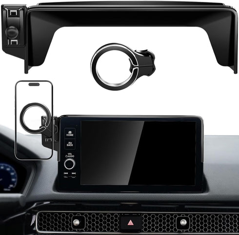 pop-tech Magnetic Phone Holder for Honda Civic 11th Gen 2022 2023 2024 2025
