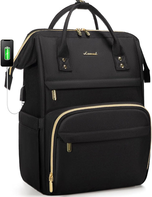 LOVEVOOK Laptop Backpack Women, 15.6 Inch Work Backpack Woman for Teacher Nurse