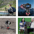 NEEWER Tripod Head Leveling Base Camera Leveler, Aircraft Grade Aluminum Alloy, 3 Axis Tri Wheel Head