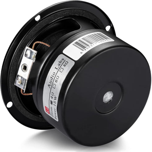 Facmogu 3 inch Tweeter Speakers, HiFi Full Range Woofer Loudspeaker, 2 PCS 4 Ohm Anti-Magnetic