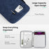 DTTO Waterproof Tablet Sleeve Bag for New 13 Inch iPad Pro M4/iPad Air M2 2024, Navy Blue Travel Case