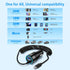 48W Car Charger USB C Fast Charging for iPhone 16 Pro Max, Motorola Edge 2024 Razr, 3ft Type C Coiled Cable