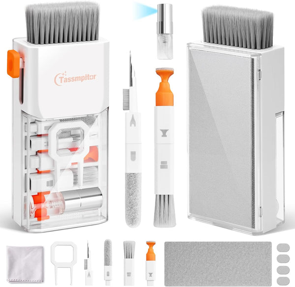 Laptop Cleaning Kit, Electronics Cleaning Tool for MacBook, iPad, Phone, iPhone Pro, Brush Tool for Computer, TV,