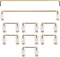 KPREPUBLIC Everglide V3 Transparent Gold Plated PCB Screw-in Stabilizer for Custom Mechanical Keyboard, Transparent
