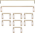 KPREPUBLIC Everglide V3 Transparent Gold Plated PCB Screw-in Stabilizer for Custom Mechanical Keyboard, Transparent