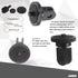 Aluminum Camera Tripod Mount Adapter, 2pcs -20 Conversion Adapter for GoPro, Sony, Insta360 X3, Action Camera