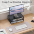 2-Tier ECOLOVI Computer Monitor Stand Riser, Desk Organizer for Monitor, Printer & Laptop Stand, Desktop Workspace