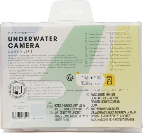 Underwater Camera in Pool Side Pastel Gelato Color