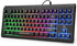 Rii Gaming Keyboard, 87-Keys RGB Backlit Compact Keyboard, Silent USB Wired for Laptop PC Windows Mac