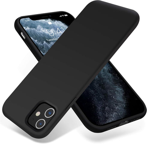 OTOFLY Compatible iPhone 11 Case, Ultra Slim Fit Liquid Silicone Gel Cover with Full Body Protection