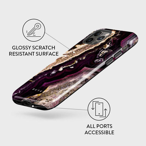BURGA Phone Case for iPhone 12 Pro Max, Cute Trendy Aesthetic Pattern Hard Shell Protection