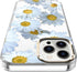 BAISRKE Clear Floral Pattern Case for iPhone 13 Pro, Shockproof Hard Back Cover for Girly Women, 6.1 inch, Daisies