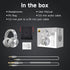 OneOdio Wired Over Ear Headphones, Studio Monitor & Mixing DJ Stereo, 50mm Neodymium Drivers, Silver