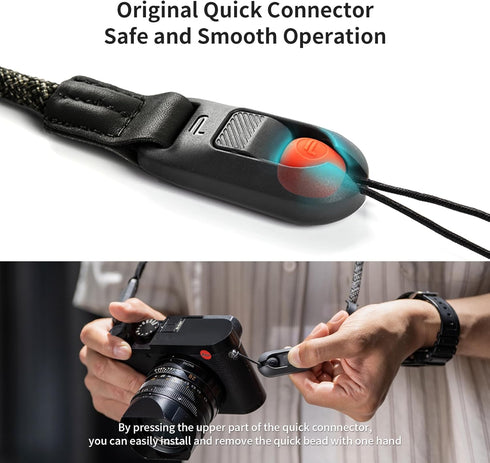 PGYTECH Adjustable Camera Strap Air for Mirrorless, Light Shoulder Neck Strap for Sony ZV-E10 & Canon G7 X