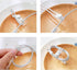 TENOC Silicone Cable Ties 10 Pcs White, Reusable Cable Holder Elastic Cord Straps for Phone Tablet Charging Cable