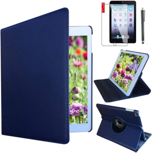Tendmart Case for iPad Air 2 (2014 Release), 5th/6th Generation, 9.7-inch, Sleep/Wake, Royal Blue
