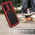Samsung Galaxy S21 Case Compatible, Heavy Duty Aluminum Metal Waterproof Shockproof Protector Cover Hard Case (Red)