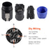 4-Pole 4Pin NL4FC Connector, Ohm Plug Speaker Audio Cable Adapter Compatible with Neutrik Speakon (5pcs Orange + 5pcs