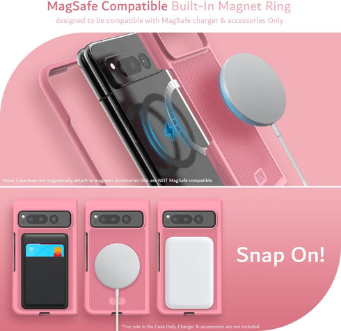 TUDIA MergeGrip V2 Ultra Slim Case for Google Pixel Fold (2023) - Magsafe Compatible, Lightweight, Scratch Resistant