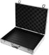 SUPVOX Lockable Aluminum Hard Case Briefcase Box for Tools, Cameras, Instruments, Silver